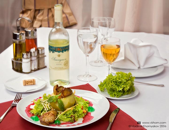 Фуа-гра в яблуці