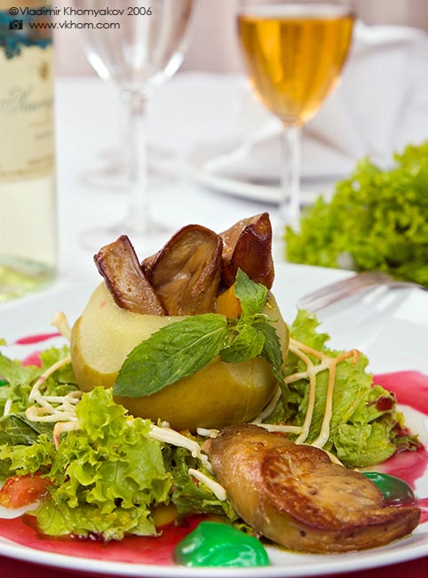 Фуа-гра в яблуці