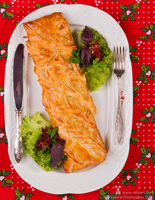 Кулеб'яка з рибою