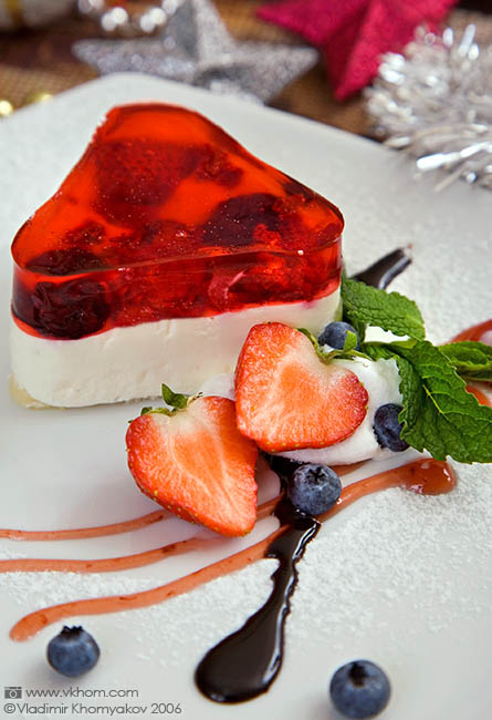 Желейне тістечко Лісова ягода