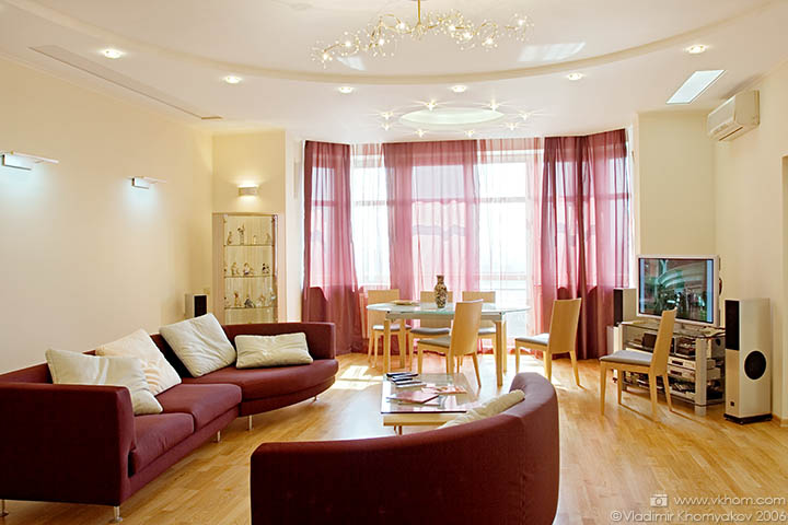 Вітальня в сучасному стилі (2)