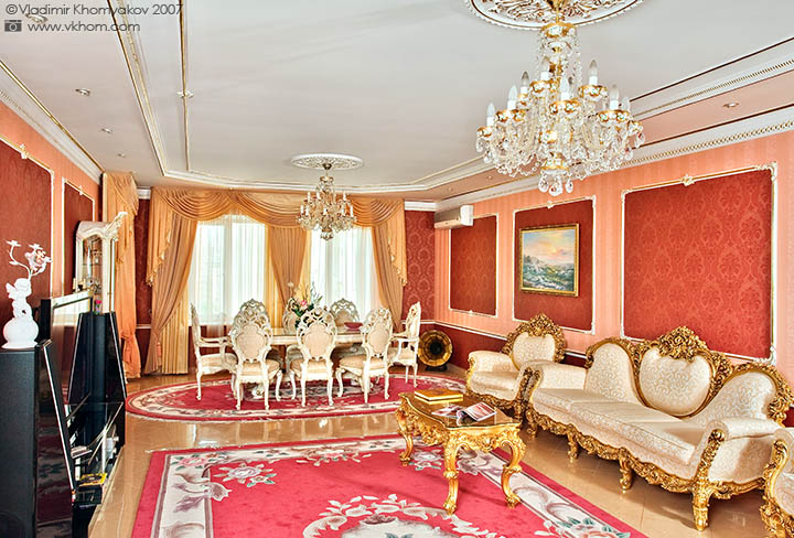 Вітальня в стилі необарокко