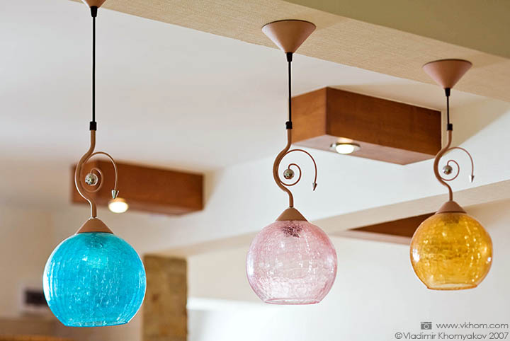 Кольорові світильники