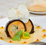 Фуа-гра з вином і яблуками