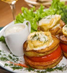 Овочевий бочонок (баклажан, помідор, арти�?ок)