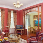 Вітальня в еклектичному стилі