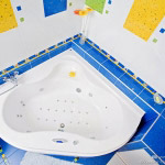 Кутова ванна в інтер'єрі