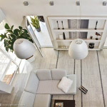 Білосніжна вітальня в сучасному стилі (4)